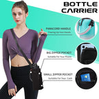 32oz Stainless Steel Water Bottle -w/Paracord Handle, Straw & Spout Lids, Bottle Sleeve, Reusable Metal Thermo Keep Cold-48h & Hot-24h, Wide Mouth Double-Wall Vacuum Flasks for Sports Fitness