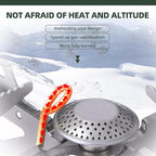 BRS-32 Portable Foldable Camping Stove Expandable Double Cooktop - Easy to Operate, Camping Kitchenware with BRS-191 Electronic Igniter