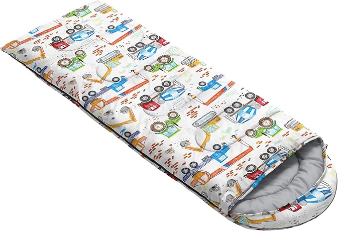 QOOMO Animals Camping Sleeping Bags,3 Season Warm & Cool Weather,Lightweight,Waterproof Sleeping Bags for Adults & Kids,Traveling,and Outdoors,Camping Gear Equipment