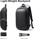 hk Slim Laptop Backpack, Lightweight Expandable High-Tech Business Work Backpack for Men Women,15.6 Inch Anti-theft Waterproof Travel Backpack Durable College Casual Daypack Computer Laptop Bag-Black