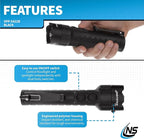 Nightstick XPP-5422B 3 AA Intrinsically Safe Permissible Dual-Light Flashlight, Black