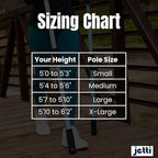 Weighted Walking Sticks for Seniors, Women & Men – 1.2lb Each Ergonomic Hiking Poles for Balance, Posture & Stability – Durable Trekking Poles for Walking