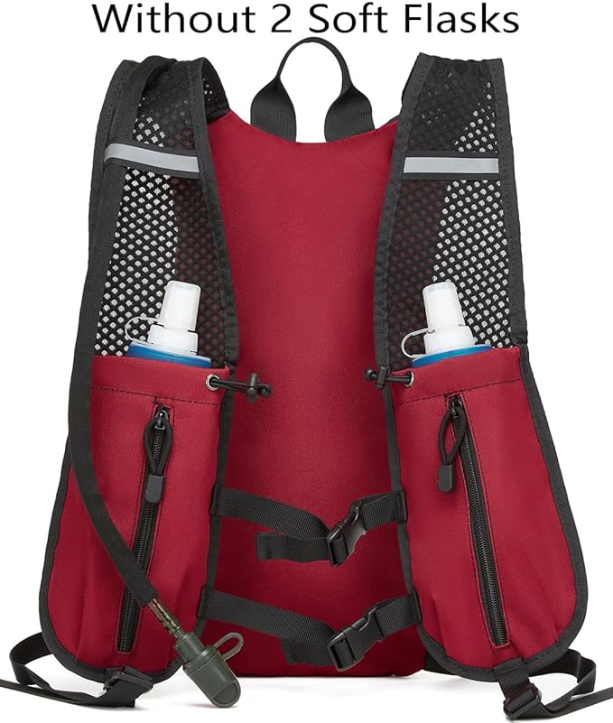 ATBP Insulated Hydration Pack Hiking Water Backpack Running Vest with 3L TPU Bladder Bag for Marathon Cycling Men