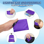 Grneric Drawstring Backpack Bulk 70Pcs String Backpack Drawstring Bags Cinch Bag Sackpack for Men Women Gym(Purple)
