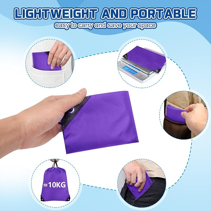 Grneric Drawstring Backpack Bulk 70Pcs String Backpack Drawstring Bags Cinch Bag Sackpack for Men Women Gym(Purple)