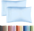 King Pillow Cases Set of 2 - Ultra Soft Hotel Quality Pillowcase Covers - Comfy Cozy Bedding for Women, Men, Kids and Teens - Machine Washable Pillow Protectors - 2 Pieces Set - King Size Light Blue