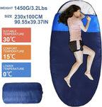 oaskys Egg-Shaped Sleeping Bag for Adults - All Season Warm & Cool Weather - Lightweight Waterproof for Adults Kids - Compact Camping Essentials Gear Accessories Hiking Sleep