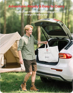 QPAU Twin Size Air Mattress Camping Pad – 9” Thick R8–10 Insulated Inflatable Mattress with Foam Comfort & Foot Pump, Twin Air Mattress for Camping, Road Trips, and Home Guests (Full Size)