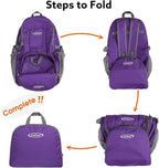 G4Free 40L Lightweight Packable Hiking Backpack, Waterproof Travel Daypack