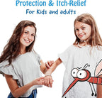 Moskinto Travel Pack & Moskito Care Insect Bug Spray Bundle, The Original Itch-Relief Bug Bite Patch & Extreme Outdoor Mosquito Bug Spray, Safe for Kids, 24 Patches, Pack of 2