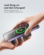 Baseus Picogo AM52 MagSafe Power Bank, Qi2.2 25W 10,000mAh 0.6" Slim Built-in 45W USB-C Cable, Bundle with 20000mAh Wireless Portable Charger for iPhone 17/16/15/14/13/12
