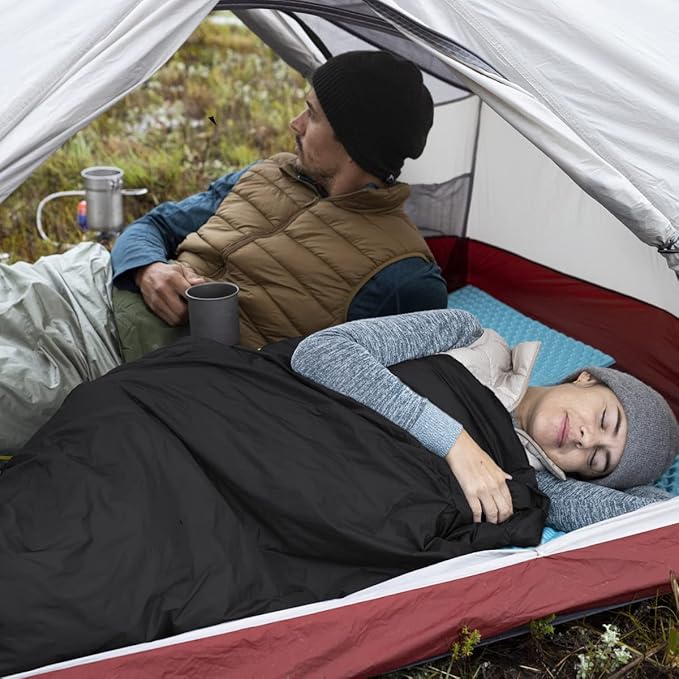 Naturehike Lightweight Compact Sleeping Bag, Envelope Ultralight Backpacking Sleeping Bag Portable, Waterproof, Comfort with Compression Sack for Cold&Warm, Camping, Traveling, Hiking