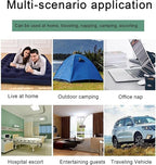 Twin Size Single Camping Air Mattress Bed with Air Pump,Inflatable Travel Air Mattress,Thickened Portable Blow Up Sleeping Bed Pad for Truck Tent Camping/Home/Hiking(Black)