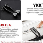 Hanke 20 Inch Carry On Luggage Hard Shell Suitcases with Wheels Luggage Suitcase Travel Luggage for Women Men Rolling Luggage Bags for Business Trip Weekender-Ivory white