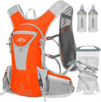 Hydration Pack Backpack, Lightweight Water Backpack with 2L Leakproof Hydration Bladder Daypack for Men Women,Running Hydration Vest for Outdoor Trail