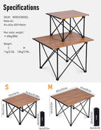 WildCall Ultralight Camping Table, Compact Aluminum Folding Beach Table with Carry Bag for Outdoor, Picnic BBQs, and Cooking