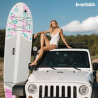 Inflatable Stand-Up Paddle Boards – Available 32"/33"/34" Widths Inflatable Paddle Board with SUP Accessories, Camera Mount, Basic All-Around SUP Board for All Skill Levels, Up to 450lbs