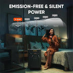 Jackery Solar Generator 5000 Plus Portable Power Station with AC Cable, 5000Wh LiFePO4, 7200W 120V/240V AC Output, Expandable to 60kWh, Essential Home Backup for Power Outages (Solar Panel Optional)