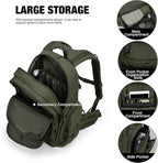 Mardingtop 40L Tactical Backpack for Men,Molle Military Backpack for Hiking,Travel,Camping, Hunting