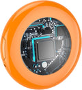 [Apple MFi Certified] (iOS Only) Smart Bluetooth Tracker Tag, Key Finder Sky Orange 1 Pack