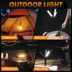 Rechargeable Camping Light with Remote,Dimmable Outdoor Lantern,26-Hour Runtime,3 Colors 5 Brightness, IP54 Waterproof for Outdoor Adventure Emergency,Power Outage,Hiking,Fishing,Tent,Home
