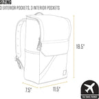 Carhartt 21L Top-Load Backpack, Durable Water Resistant Coated Canvas Base W/ 17" Laptop Sleeve, Bluestone