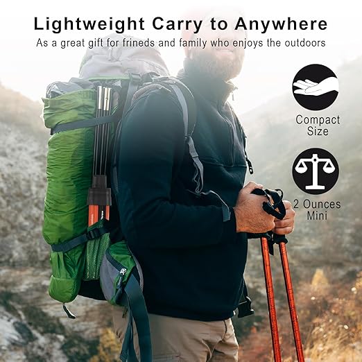 2 Pack Water Filter Straw - Portable, Compact, Multipurpose Water Purification Device for Emergency Kits, Outdoor Activities, Camping, Travel