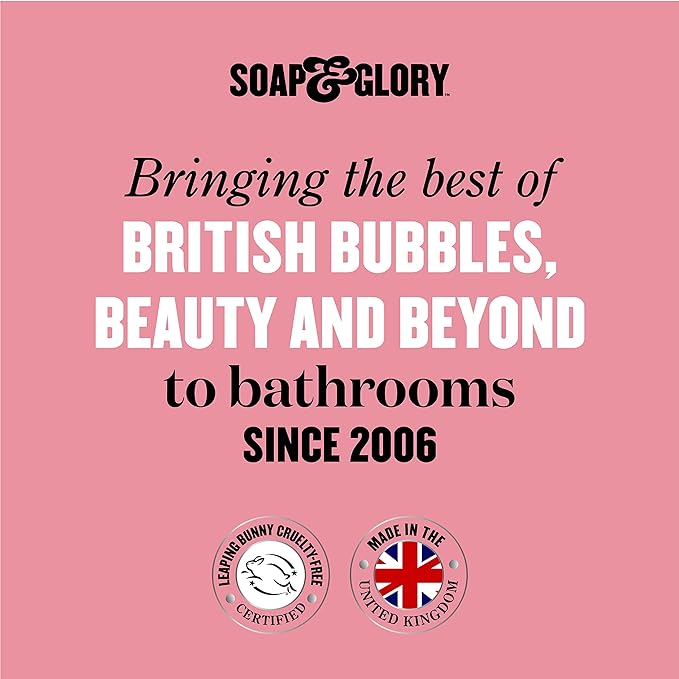 Soap & Glory Star Treatment Skin Care Set - Includes Hand Food Hand Cream, The Righteous Body Butter Cream, Clean on Me Shower Gel & Face Soap and Clarity Vitamin C Facial Cleanser (4 Pieces)