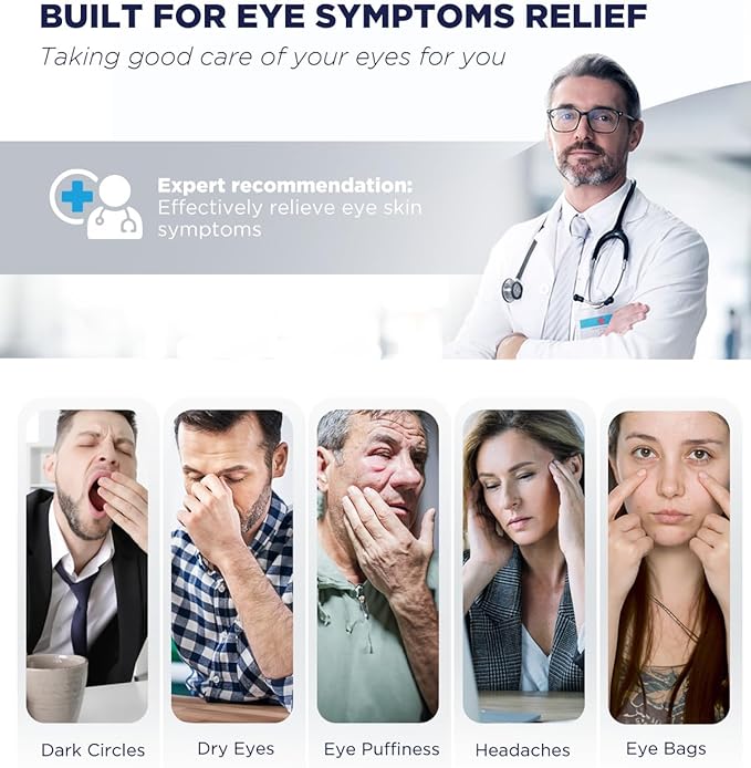 2 Pack 3D Cooling Gel Eye Mask - Reusable Cold Sleep Mask, Eyes Ice Pack with Hot & Cold Compress Therapy for Puffiness, Dark Circles, Dry Eyes, Headaches and Stress Relief (Black/Pink,2 Pack)