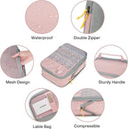 BAGSMART 6 Set /4 Set/2 Set Compression Packing Cubes for Travel, Lightweight Luggage Organizer Bags, Durable Space Saver Bags Travel Essentials