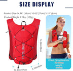 Running Vest for Women & Men, Lightweight 150g Hydration Backpack, 6L Pack for Trail Running, Marathon, Hiking, Cycling, Jogging, Adjustable Fit