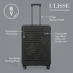 Bric's 28" Expandable Spinner Suitcase - Travel Luggage with TSA-Approved Lock and Hard Shell Exterior - B|Y Ulisse - Black