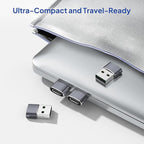 Elebase for Samsung Galaxy Z Flip 7 Adapter,USB to USB C Adaptor 4Pack,Type C Female to A Male Cable Converter for Z Fold Flip 7 6 5,A55 A54 A53 A52,Tab S10 S9 S8 A9 A8 Lite,Watch Ultra Classic Active