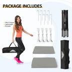 EAGLE PEAK Flex Ultra Compact 4x4 Pop-up Canopy, Sun Shelter, Changing Room, Portable Privacy Canopy Cabana for Pool, Fashion Photoshoots, or Camping, Gray