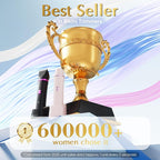 Pubic Hair Trimmer Women - Electric Razors for Women's Body Groomer, Replaceable Ceramic Blade Heads, Face Hair Remover Head, USB-C&Dock Charging, Waterproof&Easy Cleaning