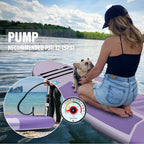 AKSPORT Inflatable Stand Up Paddle Board, SUP Board with All Accessories, Wide Stable Design, Non-Slip Deck, Inflatable Paddle Boards for Youth & Adult