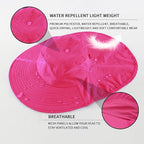 Home Prefer Outdoor UPF50+ Sun Hat Wide Brim Mesh Fishing Hat with Neck Flap