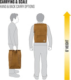 Carhartt 21L Top-Load Backpack, Durable Water Resistant Coated Canvas Base W/ 17" Laptop Sleeve, Carhartt Brown