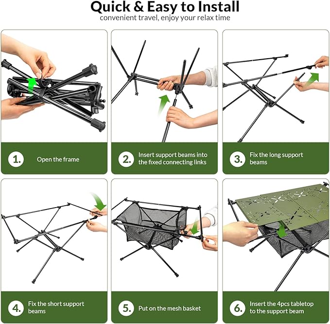 Camping Table,Outdoor Folding Table,Lightweight Portable Camping Side Table with Hollow Pattern,Ultralight Aluminum Beach Table with Carry Bag for Outdoor Cooking,Picnic,Camp,Boat,Travel