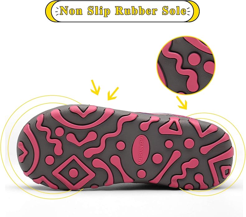 Mishansha Boy's Girl's Hiking Shoes Low Top Sneakers Outdoor Trekking Walking Climbing Running Shoes