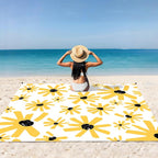 Beach Blanket, Waterproof Sandproof Beach Mat Lightweight Outdoor Picnic Blanket for Travel, Camping, Hiking