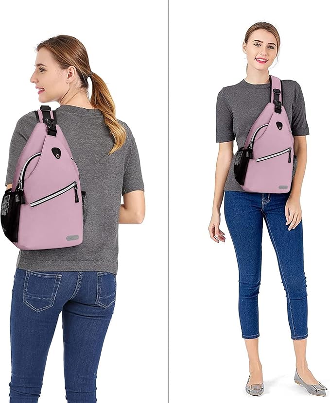 MOSISO Sling Backpack, Multipurpose Crossbody Shoulder Bag Travel Hiking Daypack