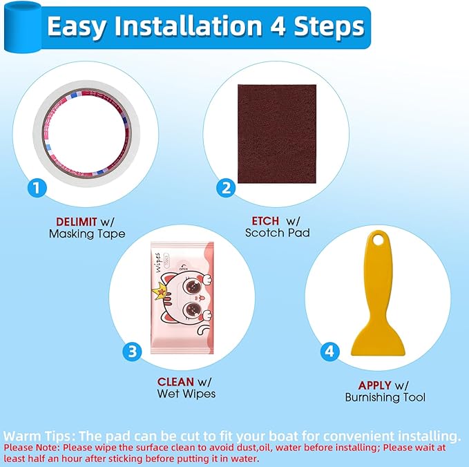 Keel Guard for Kayak,4" Width Black Boat Keel Protector for Kayak Canoe Jetski Catamarans SUPs Boards,Self Adhesive DIY Kayak Keel Guard Protector Tape Hull Shield Protective Guard