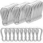 36PCS 4" Heavy Duty Carabiner Clip, M10 Galvanized Steel Spring Snap Hook, Quick Link Keychain Carabiner for Swing Set Camping Hiking Gym Traveling