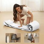 Air Mattress Queen with Built in Pump, 18 inch Luxury Double High Air Bed Fast Inflation/Deflation, Portable Inflatable Blow up Mattress with Carry Bag for Camping, Home&Guests, 650lb MAX