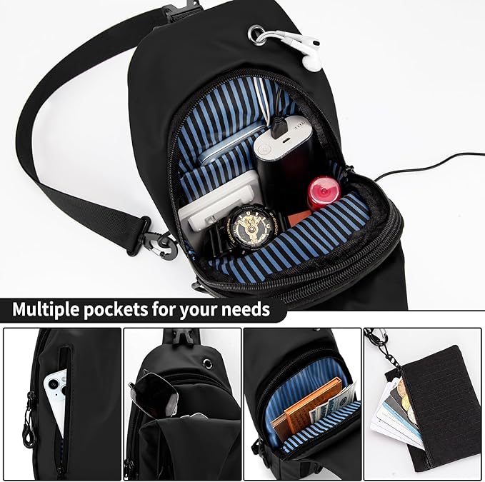 Waterproof Clear Bag for Stadium Events, Women's Crossbody Clear Sling Bag with Coin Wallet, Shoulder Bag for Daily Use