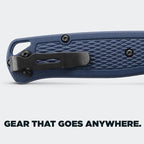 Benchmade - Bugout 535 EDC Knife with Crater Blue Grivory Handle (535FE-05)