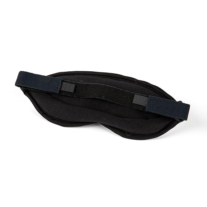 Dream Essentials® Natura Organic Cotton Sleep Mask (Midnight Black) Made in The USA