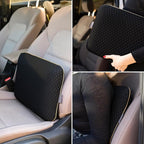 Travel Memory Foam Pillow for Sleeping, Comfortable Camping Pillow, 15.75x11.81x3.94 inches, Easy to Carry Portable Bag, Soft, Breathable, Washable Pillowcase