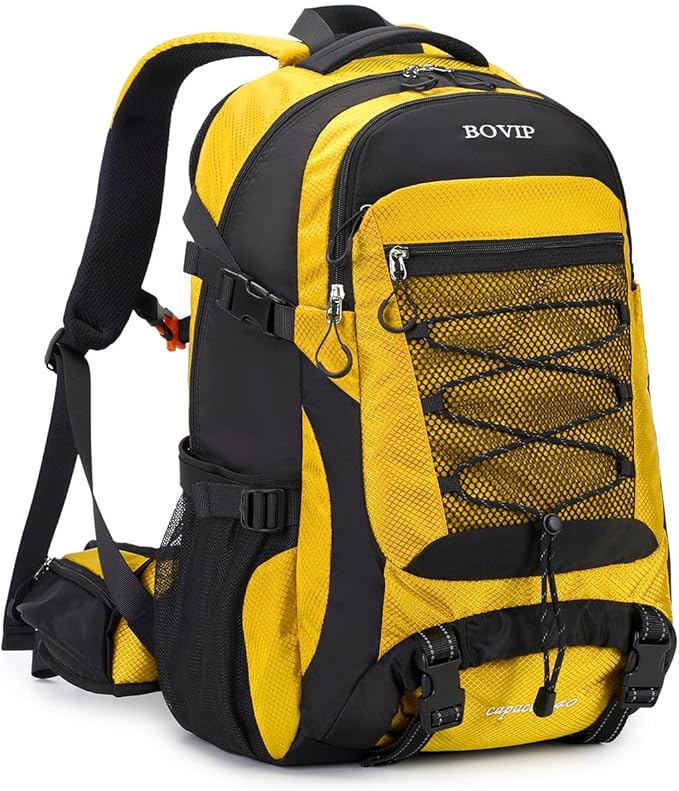 BOVIP 40L Hiking Backpack Waterproof Lightweight Daypack Travel Sports Camping Backpack for Men Women